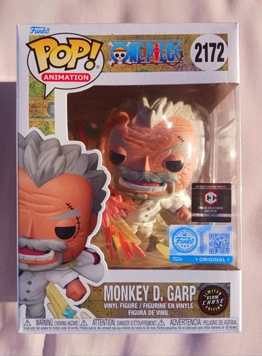 Funko Pop! One Piece Monkey D. Garp #2172 Glow LE Chase Chalice Collectibles Exc