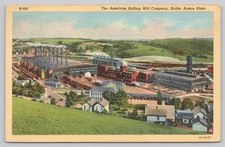 Vintage 1943 Butler Armco Plant Postcard American Rolling Mill Co.