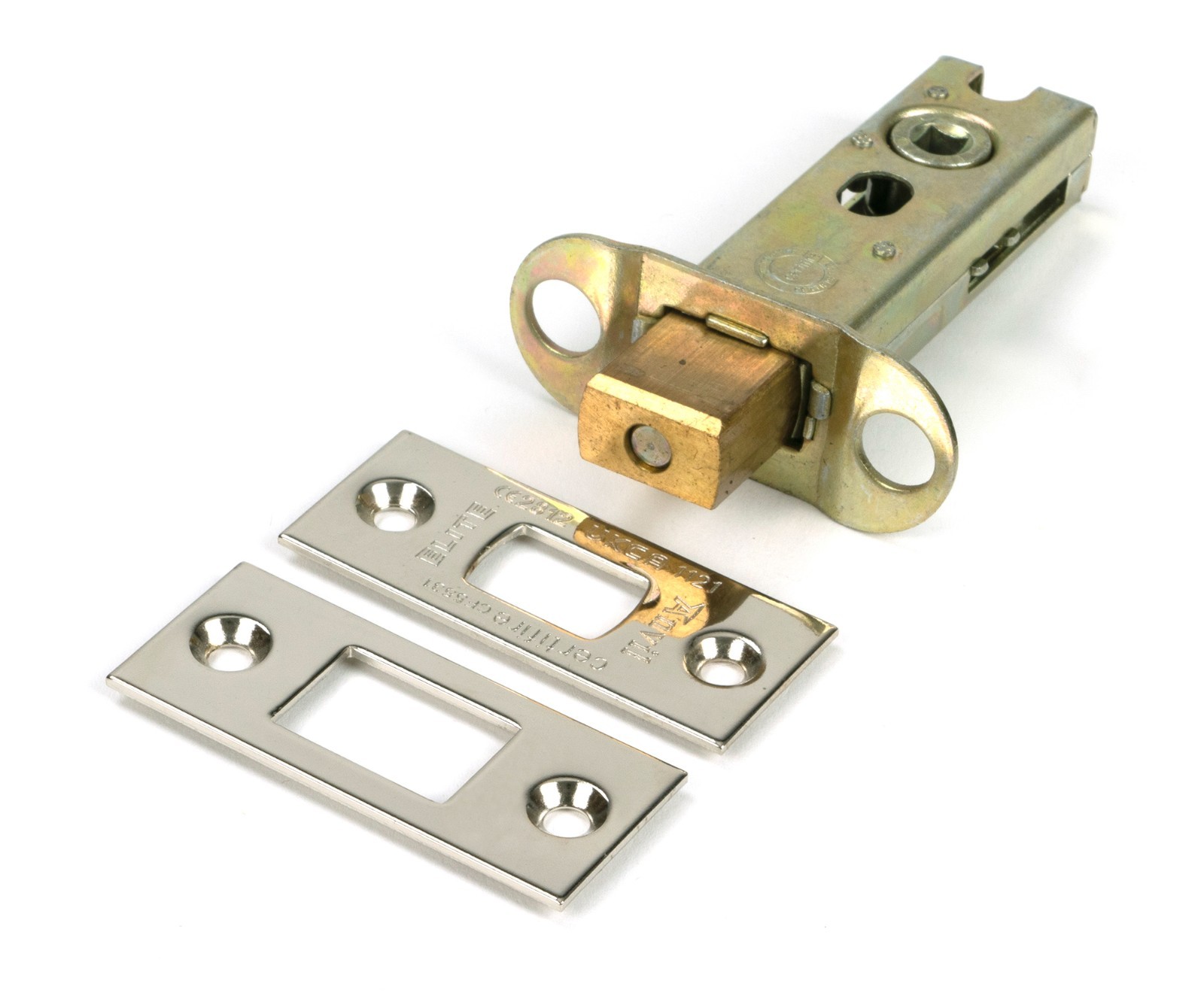 From The Anvil 51490 Polished Nickel 3"" Heavy Duty Tubular Deadbolt