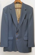 Haggar Men's Navy Blue Blazer/Sport Coat Size 44L Long