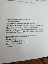 Ray Kroc Signed 1st Ed McDonald’s + Kroc & Turner Photos-Franchise Provenance