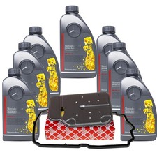 7 L MB ATF Getriebe&ouml;l 236.14 FEBI Getriebe&ouml;lfilter f&uuml;r Mercedes-Benz C-Klasse