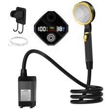 Portable Shower Rechargeable Outdoor Caravan Travel Shower Water Pump Camping UK