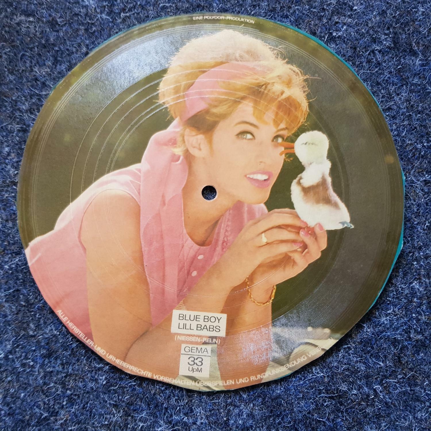 7"" Single Vinyl Lill Babs - Blue boy Flexi