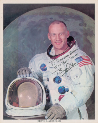 BUZZ ALDRIN signiertes Foto - Apollo XI / Gemini XII Astronaut - Preprint