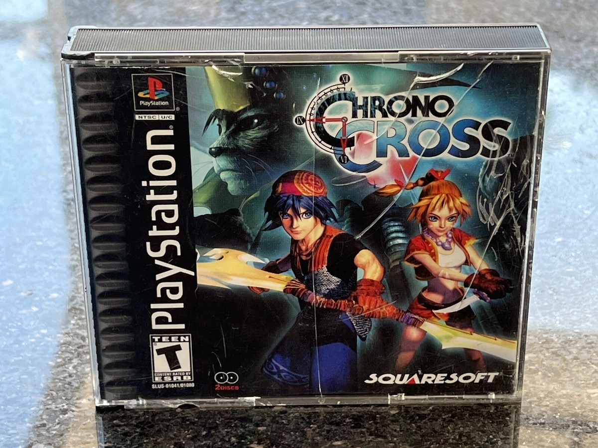 CHRONO CROSS-(PLAYSTATION 1) 2 DISCS-COMPLETE CIB TESTED-ONE OWNER