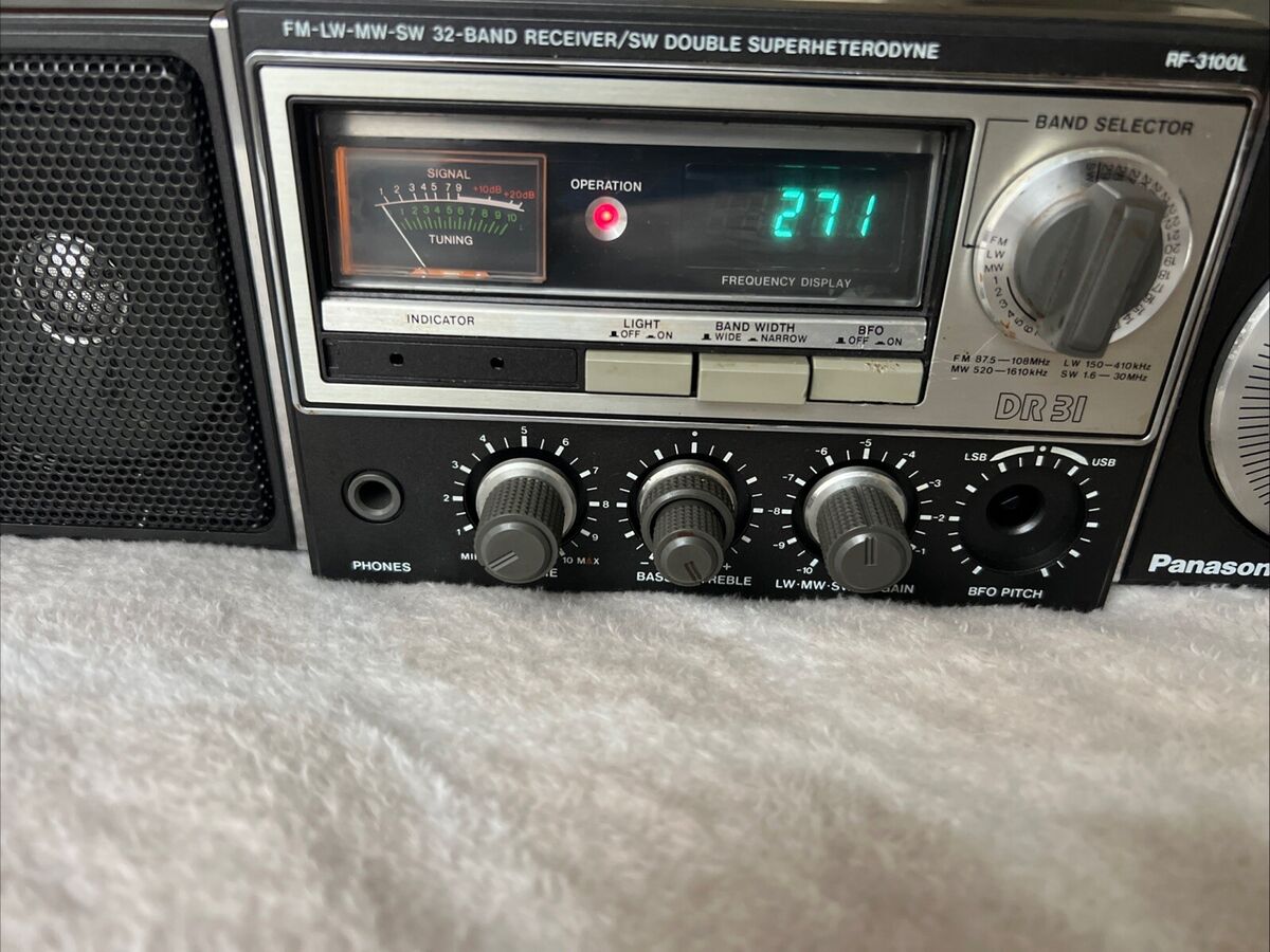 Panasonic Rf-3100 Fm/mw/sw 31 Band Shortwave Radio Receiver Panasonic Rf-3100 Fm/mw/sw 31 Band Shortwave Radio Receiver