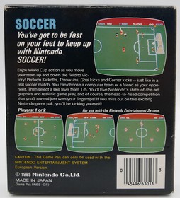 Soccer | Nintendo Entertainment System NES | komplett OVP boxed CIB Bienengr&auml;ber