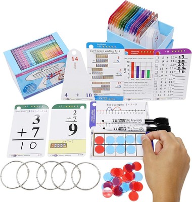Think2Master Addition Flash Cards. Learn To Add And Subtract By Counting, And 39