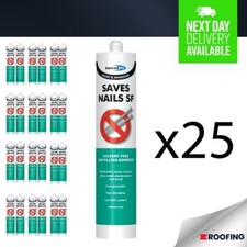 25x Bondit SAVES NAILS SOLVENT-FREE GRAB ADHESIVE, WHITE - EU3