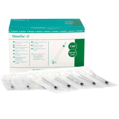Omnifix F Solo Tuberkulinspritze 1ml 3-teilig 100 Stk 9161406V