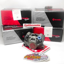 Brembo Racing Titanium Dark Grey RED LOGO 34mm P34 P2 Rear Brake Caliper New