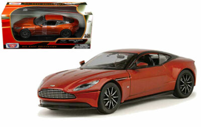 ASTON MARTIN DB11 ORANGE 1/24 SCALE DIECAST CAR MODEL BY MOTOR MAX 79345