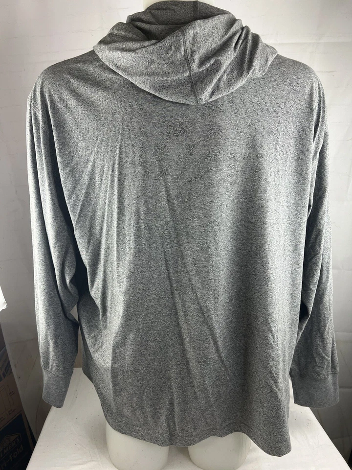 Men’s Big & Tall Foundry Hooded Lightweight Shirt  4XL - Image 3 of 3