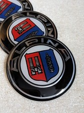 4pcs 65 Mm Epoxy Resin Alpina Wheel Center Caps Decals Emblem Badge Logo Sticker