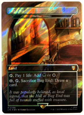 MTG Bag End SURGE FOIL Lord of the Rings Commander 396 LP - NM | eBay