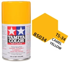 Tamiya 85034 TS-34 Camel Yellow Lacquer Spray Paint 100ml - US Fast Ship
