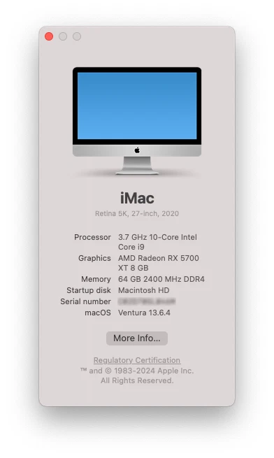 Apple iMac 5K 27 inch 2017 (2TB, i7-7700K, 4.2GHz, 64GB) - Image 3 of 4