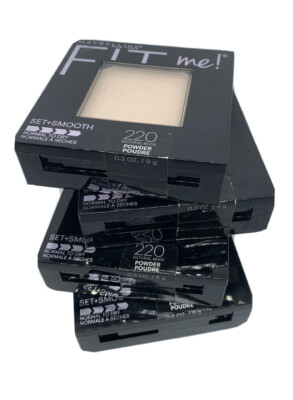 4 Pack - Maybelline Fit Me Pressed Powder Compact #220 ...
