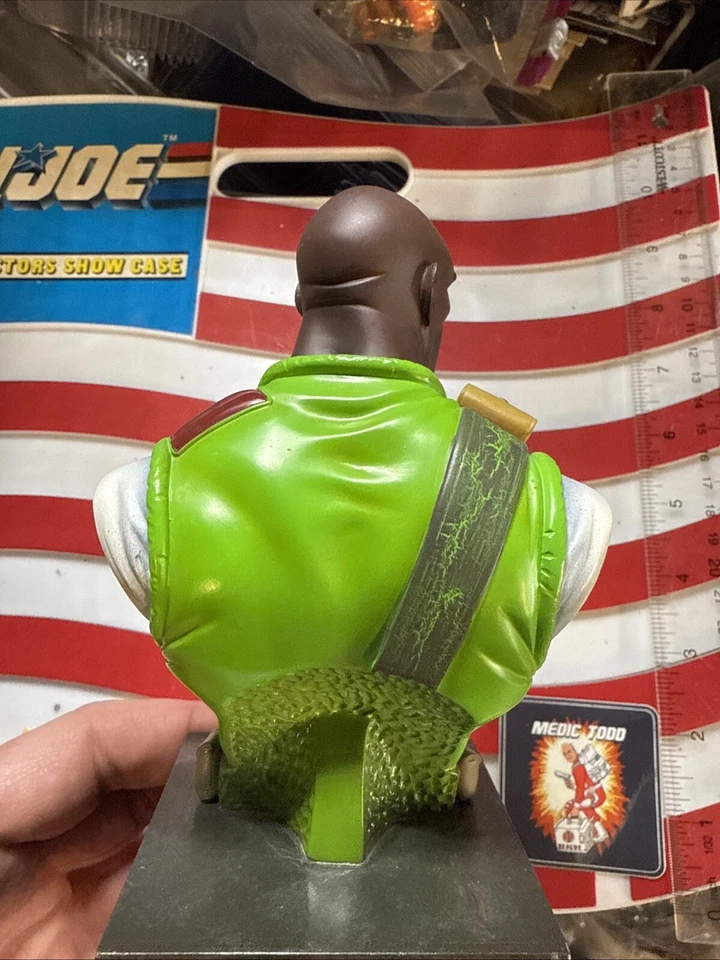 2003 罕见 GI JOE 树脂 6 5/8 英寸雕像 HASBRO 限量版 # 436/2502 — 第 4/4 张图片