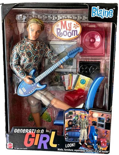 2000 Generation Girl Barbie My Room Blaine doll Ken Mattel 50160 NRFB Vintage