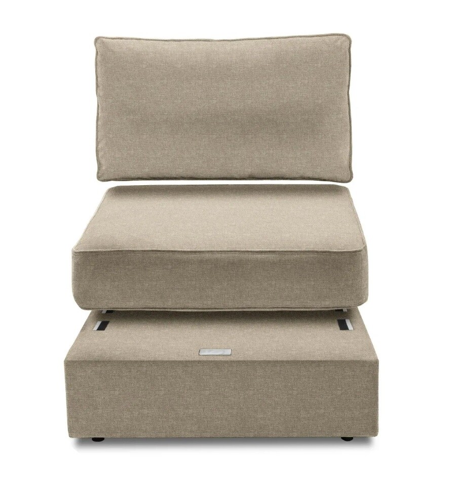 LoveSac Sactional SEAT COVERS 1 SET NATURAL CROSSWEAVE HT0122 843303187777  | eBay