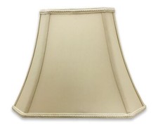 Royal Designs, Inc. Rectangle Bell Cut Corner Designer Lamp Shade 6.25 x 8 ...