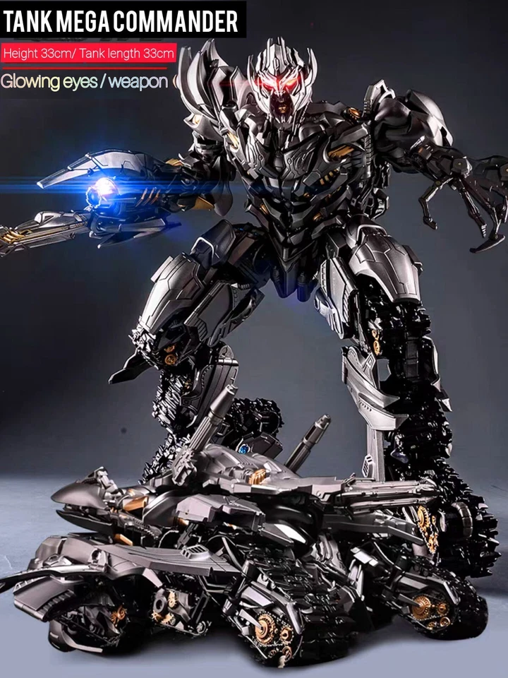 EN EE. UU_BMB Gran Tamaño LS06 Megatron Tank Mega Commander Figura/Coleccionable/Regalo🎁 Foto 2 de 4