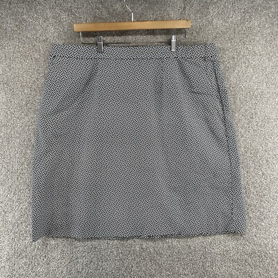 Chadwicks of Boston Women's Skirts Size 20W Black White Zip