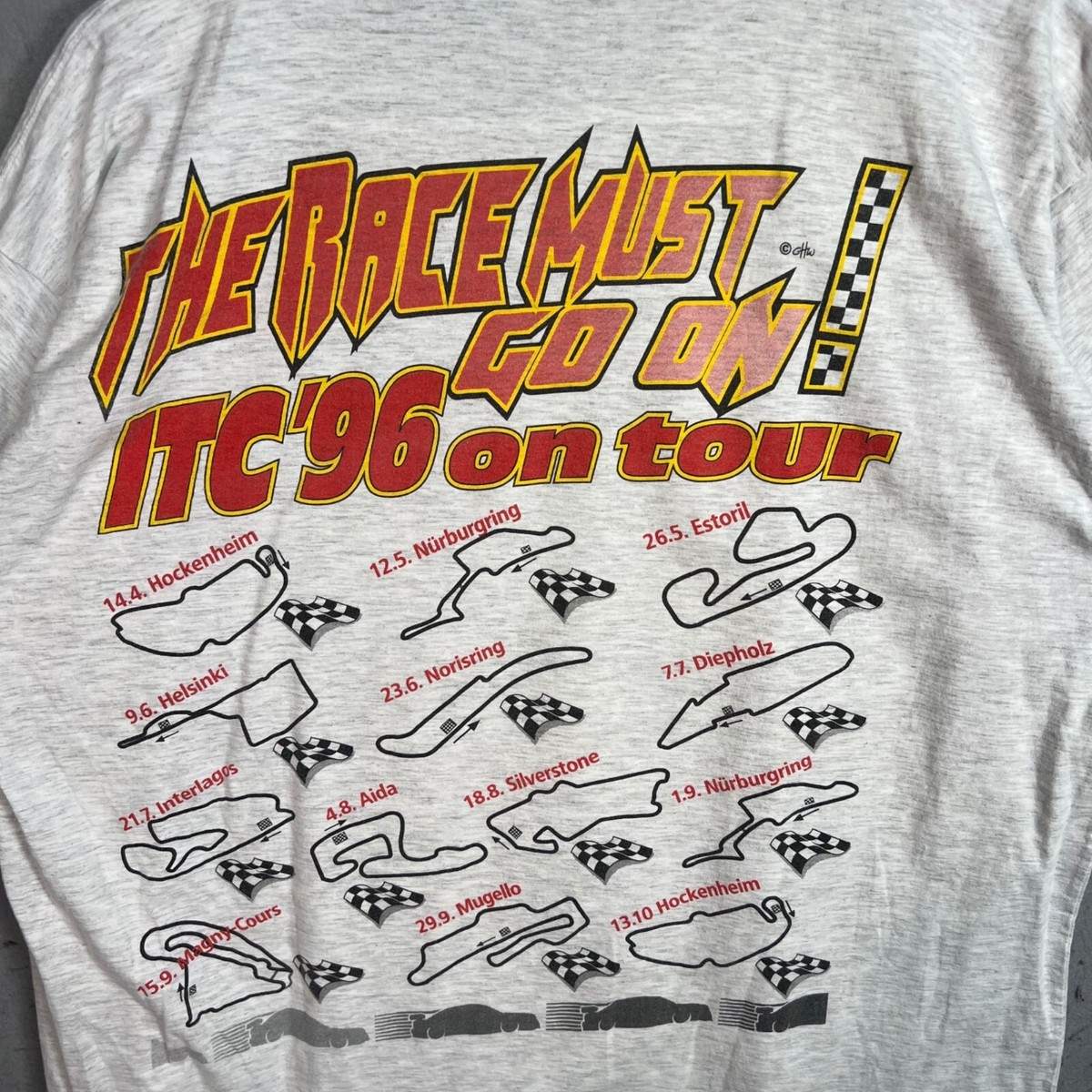 Vintage 90s DTM Racing Mercedez Benz Alfa Romeo Opel T Shirt Adult 