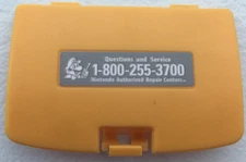 Dandelion Yellow Battery Cover Game Boy Color GBC Replacement Door NEW + STICKER