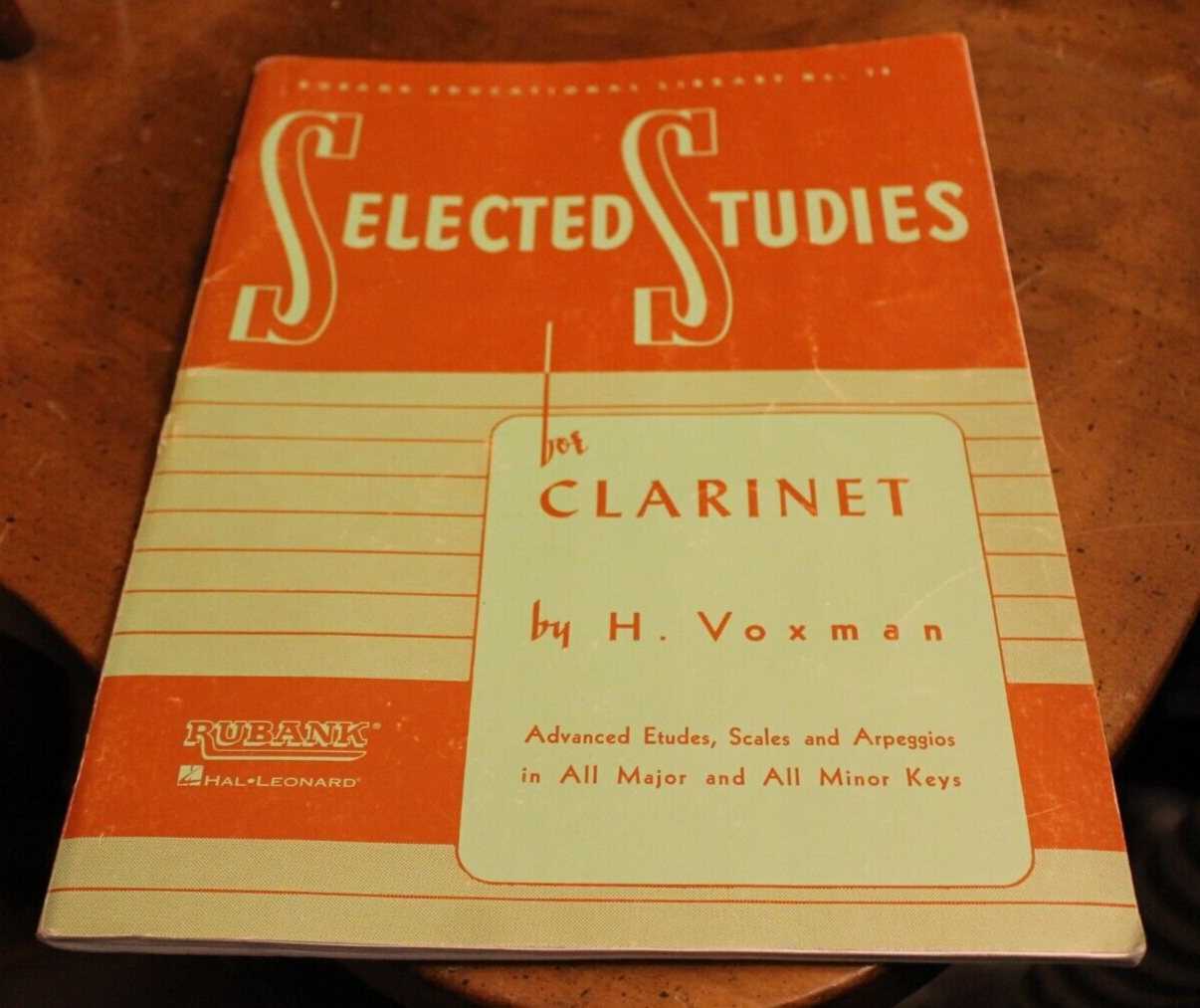 Selected Studies: Rubank #78 ~ 1942 Hal Leonard Songbook ~ Clarinet | eBay