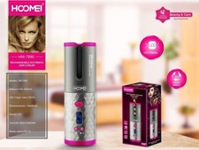 PIASTRA ARRICCIACAPELLI ROTANTE PROFESSIONALE RICARICABILE USB CAPELLI MOSSI