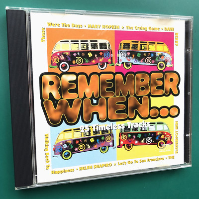 REMEMBER WHEN (25 Timeless Tracks) Pop Rock CD Troggs Ivy League Mary Hopkin NM