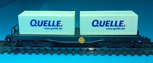 Arnold 5931, Quelle Containertragwagen, only 2002, Auflage 250 Stück, neuwertig | Zustand: Gebraucht