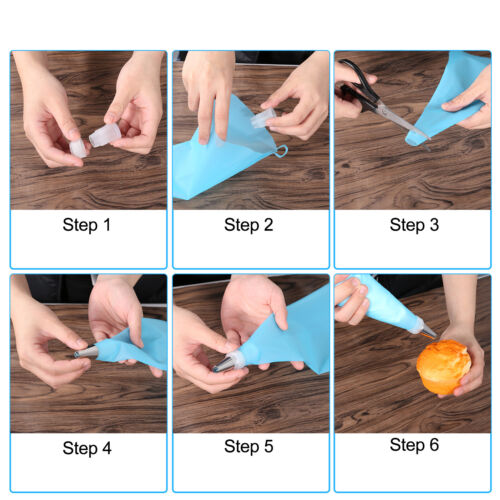 60Pcs Rotating Cake Icing Stand Turntable Decorating Revolving Kitchen Display - Picture 7 of 9