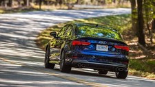 Cars 2016 audi s3 sedan Desk Mat Stitched
