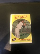 1959 Topps Bill White Rookie RC #359 Vg-Ex Giants