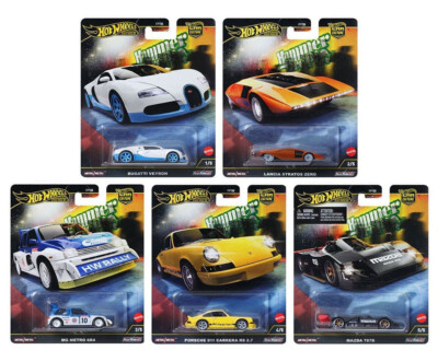 2025 Hot Wheels Premium Car Culture Hammer Drop Complete Set of 5, FPY86-961F-7C