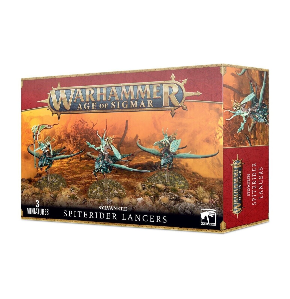 Warhammer AoS Sylvaneth Spiterider Lancers / Revenant Seekers (3