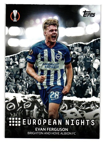 2023-24 Topps UEFA Club Competitions European Nights Hove Albion Evan Ferguson - 第 1/2 張圖片