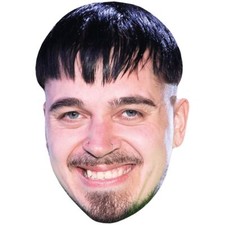 Jere Poyhonen Smile Celebrity Mask, Flat Card Face, Fancy Dress Mask