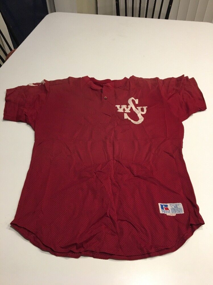 Game Worn Used Washington State Cougars Baseball Jersey #16 Size