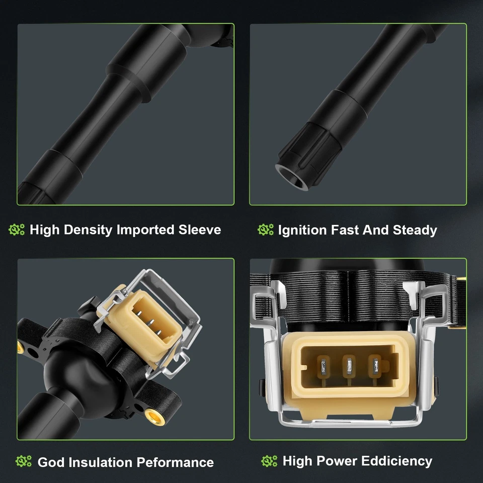 6 bobinas de encendido para BMW 330i 2001-2002 3,0 L L6 UF300 Foto 4 de 4