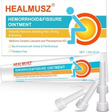 HEALMUSZ Hemorrhoid & Fissure Ointment,Hemorrhoid Treatment and Hemorrhoid Cream