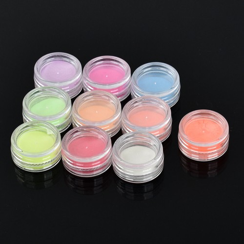 10PCS Luminous Powder Resin Pigment Dye Resin Epoxy DIY Making Jewelry Powder US - Picture 5 of 10