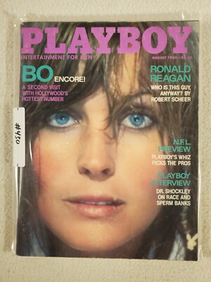 Playboy Magazine Back Issue August 1980 ~ Playmate Victoria Cooke Bo