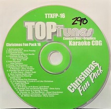 16   CHRISTMAS TOP TUNES  KARAOKE CDG LOT VA