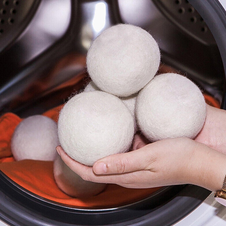 Natural Laundry GX Antiwinding Ba Reusable Wool Tumble Dryer Balls eBay