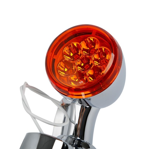 4.5" Turn Signals LED Spot Fog Light Bracket Fit For Harley Road King 1994-2023 - Picture 10 of 12